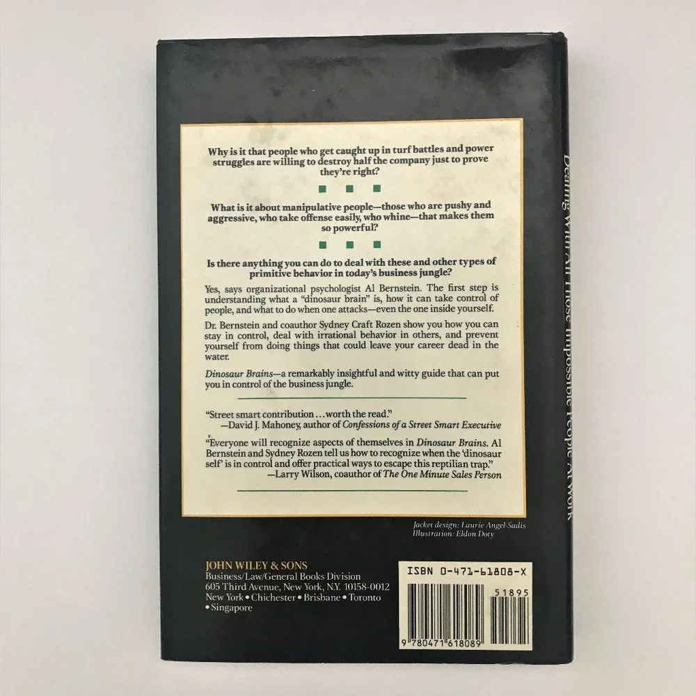 Dinosaur Brains by Albert J. Bernstein, Hardcover